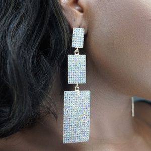 Iredescent 3 Layer Earrings